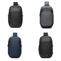 Sac de moto Ozuko 9731 imperméable et anti-rayures, multifonctionnel, bandoulière unique, sacs bandoulière, sac de poitrine pour hommes
