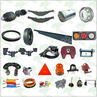 Pièces personnalisées de remorque SKD ccd, 3 axes, remorque latérale pour camion, pièces de remorque latérales