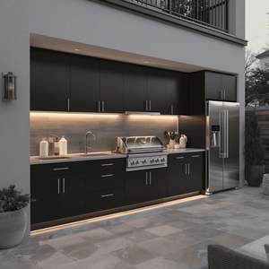 <span class=keywords><strong>ตู้</strong></span>เก็บของกลางแจ้งแบบโมเดิร์น VERMONHOUZZ เทคโนโลยีทนทานต่อสภาพอากาศ สำหรับสวนธรรมชาติ พร้อมอ่างล้างจานในตั<span class=keywords><strong>ว</strong></span> - Product Image 2