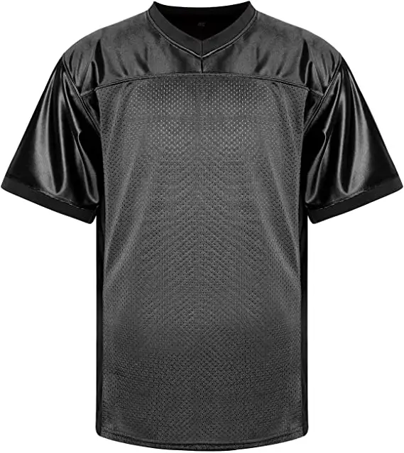 Vente en gros de maillot de football de qualité personnalisé patch brodé derniers designs de maillot de football américain pour hommes avec prix d'usine