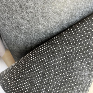 Felt fabric, plum blossom pattern, dot-shaped plastic fabric, anti-slip fabric, <b>sofa</b> cushion, carpet backing fabric, pet pad - Product Image 3