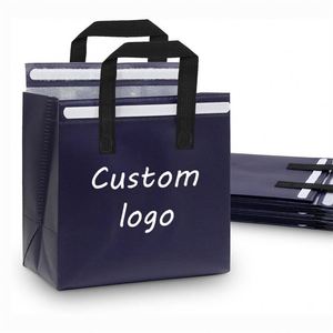 Wholesale Custom Thermal Insulation Bag Takeaway Food Packaging Reusable Picnic Cooler Bag Non Woven Aluminum Foil Bag - Product Image 1