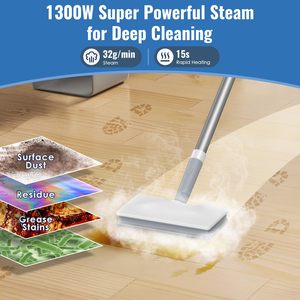 Tất cả trong một hơi nước lau & cầm tay hơi nước sạch cho sàn nhà, gỗ cứng, gạch, vữa, cửa sổ, nhà bếp, phòng tắm - Product Image 3