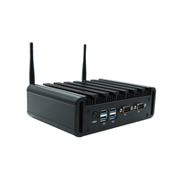 Mini PC industriel sans ventilateur avec processeur Intel N150, triple écran, double LAN, kiosque, thin client, automatisation de bureau