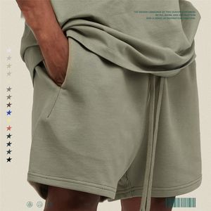 S3020 Custom Logo Brand Essentials Summer 100% Cotton 425gsm Plain FOG Terry Knit <b>Mens</b> Running Cargo Sweat <b>Shorts</b> <b>for</b> Man - Product Image 5