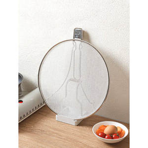 33 cm Stainless Steel <b>Cookware</b> with Glass Lid Oil-Proof Cover Metal and Wood <b>Parts</b> for Kitchens Cooking - Product Image 1