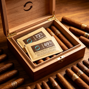Humidor para Cigarros de Madera Ecológico, Duradero y Portátil con Control de Humedad Bidireccional - Product Image 1