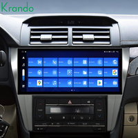 Système multimédia Android Krando pour tableau de bord de voiture, autoradio pour Toyota Camry 2015-2017, écran tactile, GPS, BT, CarPlay, navigation