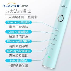 Cepillo de Dientes Eléctrico Recargable Sónico Suave para Adultos, Cerdas Suaves, Resistente al Agua, Inteligente, Amigable con las Encías, Batería de Larga Duración - Product Image 1