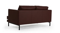 Ensemble de canapés inclinables de luxe en cuir-Canapé de bureau moderne à 2 places, confort haut de gamme