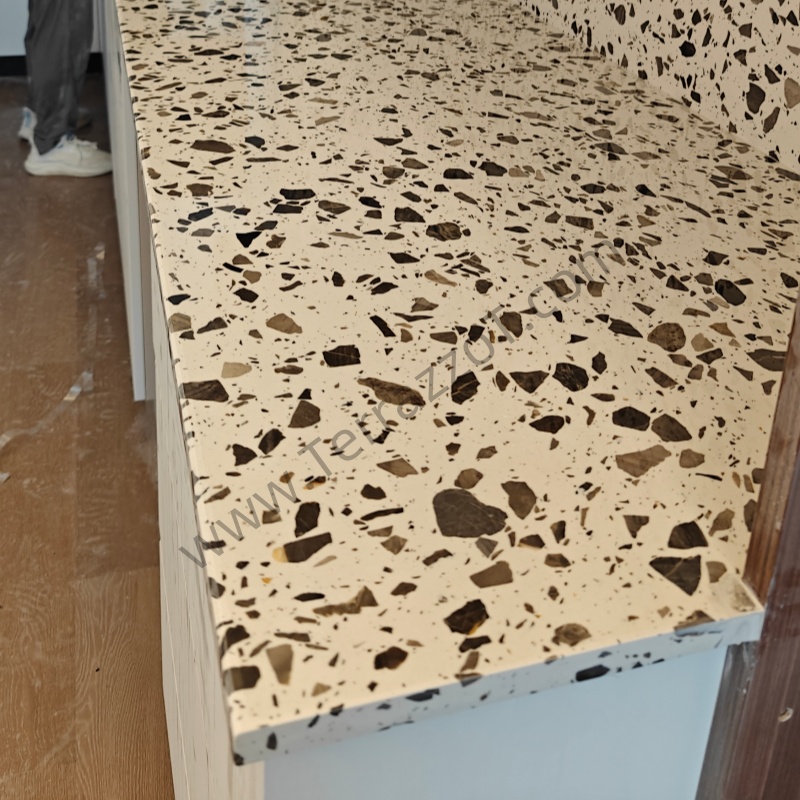luxury vinyl plank terrazzo