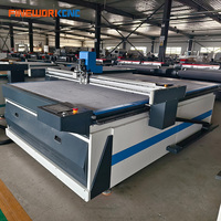 Machine de découpe numérique à table fixe CNC Fineworkcnc pour cuir, tissu, mousse, caoutchouc, joint et matériaux composites