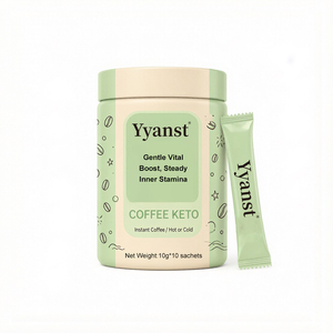 Gentle Vital Boost Steady Inner Stamina <b>Keto</b> Instant Coffee For Morning Fitness Daily Drink 10g*10 Single Serve <b>Sticks</b> - Product Image 1