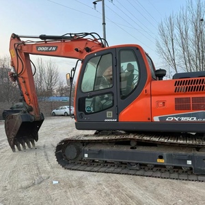 Prix bon marché Pelle sur chenilles Doosan DX150LC-9C d'occasion haute performance Machines d'ingénierie d'excavatrice d'occasion pour la ferme d'occasion - Product Image 1