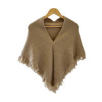 Nouvelle Écharpe Carrée en Soie Épaisse et Chaude, Style Coréen Haut de Gamme, Polyvalente, avec Pompons, pour Automne-Hiver