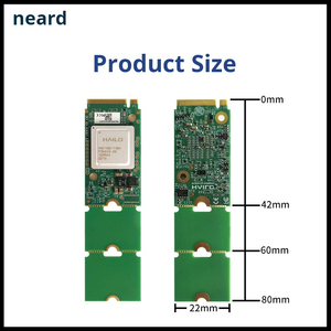 Carte informatique Chipboard Neardi Hailo-8 M.2 - Carte de calcul 26 TOPS pour applications industrielles haute performance avec extensions PCIe - Product Image 3