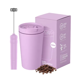 Batidor eléctrico portátil y ligero para espumar leche, café, latte, matcha, chocolate y preparar bebidas energéticas. - Product Image 5