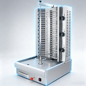 Machine à <span class=keywords><strong>barbecue</strong></span> automatique commerciale avec brochettes rotatives, grill sans fumée et ligne de production de sauces pour restaurant - Product Image 3