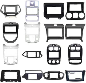 รถนำทาง GPS สเตอริโอสำหรับ Toyota VIOS <span class=keywords><strong>Yaris</strong></span> <span class=keywords><strong>2018</strong></span> 2019 AT วิทยุ Fascias แผงกรอบ2 Din 9นิ้วหน้าจอสเตอริโอ - Product Image 5