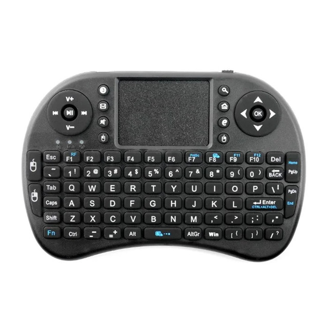 2.4G Wireless Mini Keyboard with Touchpad Mini Touch Black