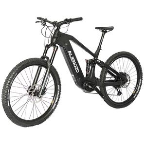 Bicicleta Eléctrica de Montaña de 500 Vatios Bafang 510 con Suspensión Completa, Cuadro de Fibra de Carbono, Batería de Litio de 48V, Motor con Logotipo OEM, 1 Año de Garantía - Product Image 5