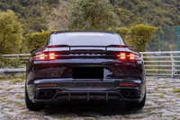 Kit de carrosserie de diffuseur arrière en fibre de carbone véritable Style CM séparateur de pare-chocs arrière amélioré pour les pièces de carrosserie de Porsche Panamera 971