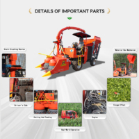 Nouvelle conception 4QZ-1600, machine à couper l'ensilage de maïs autopropulsée, sûre, fiable, gain de temps, petite taille, en stock