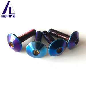 Nhà máy cung cấp M5 <span class=keywords><strong>M6</strong></span> M8 M10 mái vòm đầu bu lông Titan cho xe máy - Product Image 2