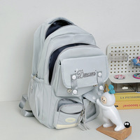 Mochila Escolar de Gran Capacidad para Estudiantes de Secundaria y Preparatoria, Estilo Japonés, Estilo Instagram, de Alta Gama para Mujer