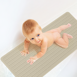 OTHWAY Bathtub <strong>Mat</strong> Non Slip Extra Long Rubber <strong>Bath</strong> <strong>Mat</strong> Tub Machine Washable Shower Anti Slip <strong>Mat</strong> 332 Strong Suction Cups <strong>Brown</strong> - Product Image 3