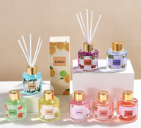 Parfum d'Ambiance 50 ml Flacon en Verre Tendance, Senteur Fruitée, Huile Essentielle pour Kits Diffuseurs à Bâtonnets