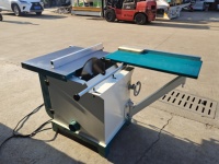 Scie circulaire universelle inclinable pour le travail du bois, 45/90 degrés, 3/4/5,5 kW, avec table coulissante pour la découpe de panneaux