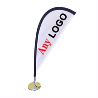 Mini bannière personnalisée drapeau petit bureau drapeaux larme couleur vive drapeau de Table résistant à la décoloration avec support