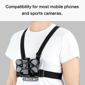Correa <span class=keywords><strong>de</strong></span> Pecho para <span class=keywords><strong>Cámara</strong></span> <span class=keywords><strong>de</strong></span> Smartphone con Soporte para Teléfono para <span class=keywords><strong>GoPro</strong></span> <span class=keywords><strong>Hero</strong></span> 13 12 11 10 9 <span class=keywords><strong>8</strong></span> 7 6 5 4 3 DJI Osmo 6 5Pro Insta360 - Product Image 2