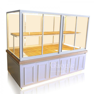 Modern Design Pastry Display Case Glass Bakery Display Cabinet Display Rack