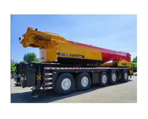 Grue mobile d'occasion montée sur camion Sa-ny 220T à haut rendement avec pièces de rechange à vendre