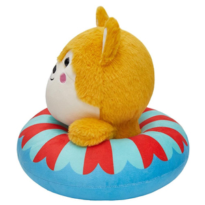 Peluche de <span class=keywords><strong>Shiba</strong></span> <span class=keywords><strong>Inu</strong></span> de Alta Calidad de 11 Pulgadas, Juguete de Peluche Suave con Anillo de Natación, Lindo Regalo de Cumpleaños para Niños y Niñas - Product Image 2