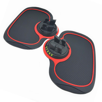 Vente chaude nouveau tapis de voiture antidérapant multifonctionnel support pour téléphone carte de stationnement temporaire de voiture tapis antidérapant tapis de rangement de voiture