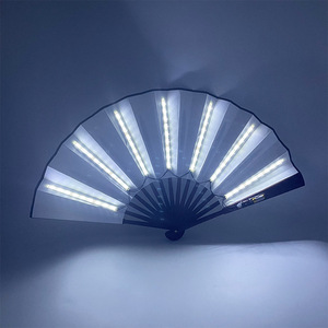 Spot <span class=keywords><strong>Online</strong></span> Celebrity Disco Dancing Equipment China Wind Net Artefacto rojo Tela de seda Ventilador LED plegable Entretenimiento <span class=keywords><strong>Carnaval</strong></span> - Product Image 3