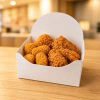 Caja de Papel para Pollo Frito Personalizada de Grado Alimenticio