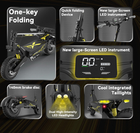 En Stock UE et US : Meilleure Vente OOTD 10 Trottinette Électrique pour Adultes, Double Suspension, E-Scooter 48V 13Ah