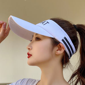 KMQHAT Sports Visor Cap Breathable Sun Protection Wide Brim <b>Summer</b> Outdoor Golf <b>Hat</b> for Men Women - Product Image 3