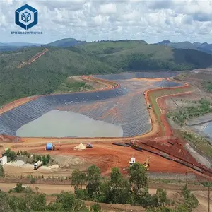 马来西亚湖塘项目的农业池塘班轮HDPE土工膜班轮1.0毫米