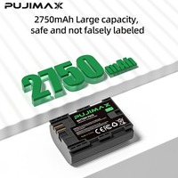 PUJIMAX 2 Adet 2750mAh LPE6 LP-E6 Pil ve LED'li Çift Şarj Cihazı Canon EOS 5DS R 5D Mark II 5D Mark III 6D 7D 70D 80D Fotoğraf Makineleri için