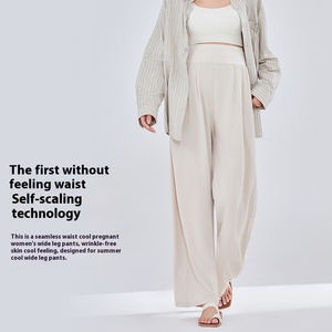 Shanhao 2025 été pantalons de maternité pour femmes enceintes respirant taille <span class=keywords><strong>ample</strong></span> protecteur vêtements - Product Image 5