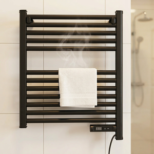 Sèche-serviettes <span class=keywords><strong>électrique</strong></span> antibactérien et économiseur d'énergie avec protection contre la surchauffe et fil chauffant pour salle de bain - Product Image 1