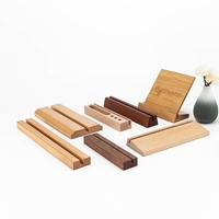 HZ Tableau d'affichage LED lumineux effaçable de haute qualité avec base blanche, mini tableau en acrylique, base carrée en bois, support en bois pour éclairage acrylique