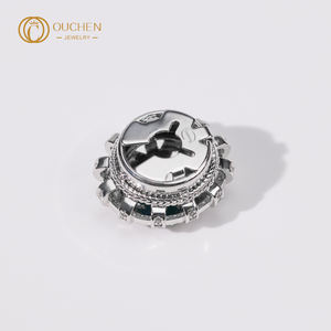 OUCHENシャツボタンクリップスリーブボタン男性カフリンクスラボ成長ダイヤモンドジュエリーギフトプレゼント耐久性と便利 - Product Image 6