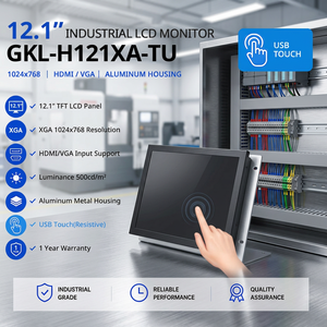 Moniteur tactile Premium Plug and Play sans pilote, moniteur USB à montage sur panneau, moniteur PNP avec supports de montage sur panneau - Product Image 1