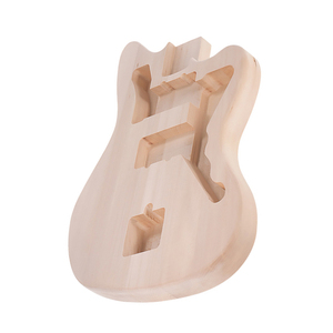 Cuerpo de guitarra de tilo personalizado estilo leopardo sin acabar para construcción DIY - Product Image 1